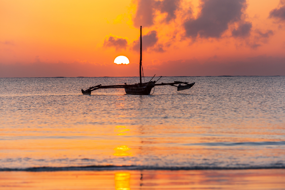 Amanecer en Mombasa, Kenia