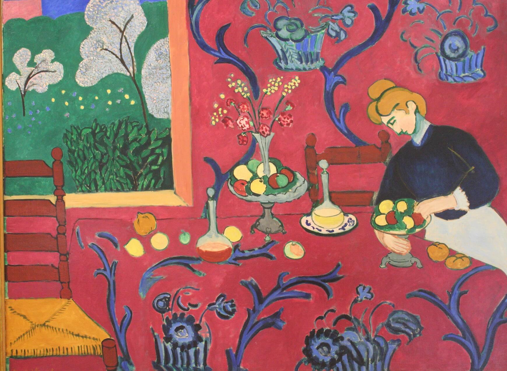 "Armonía en Rojo" de Henry Matisse