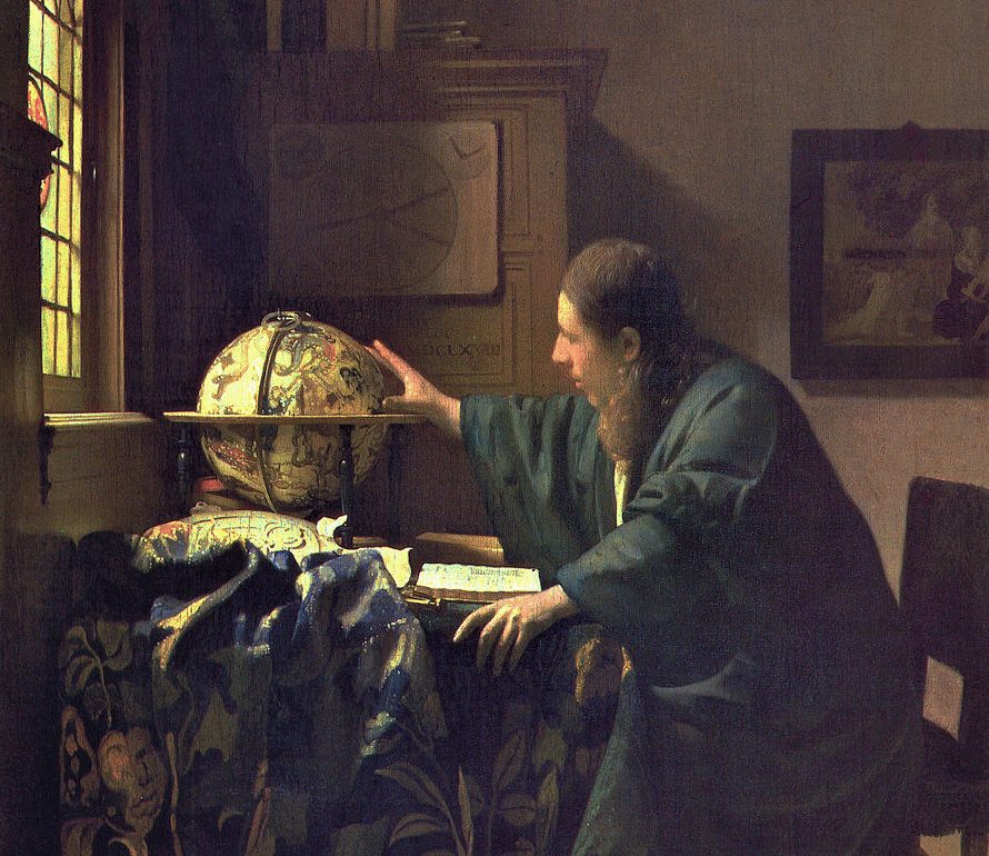El astrónomo de Johannes Vermeer