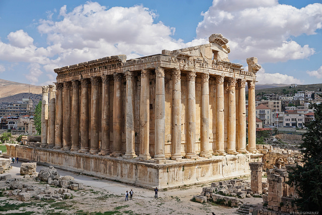 Baalbeck en el Líbano