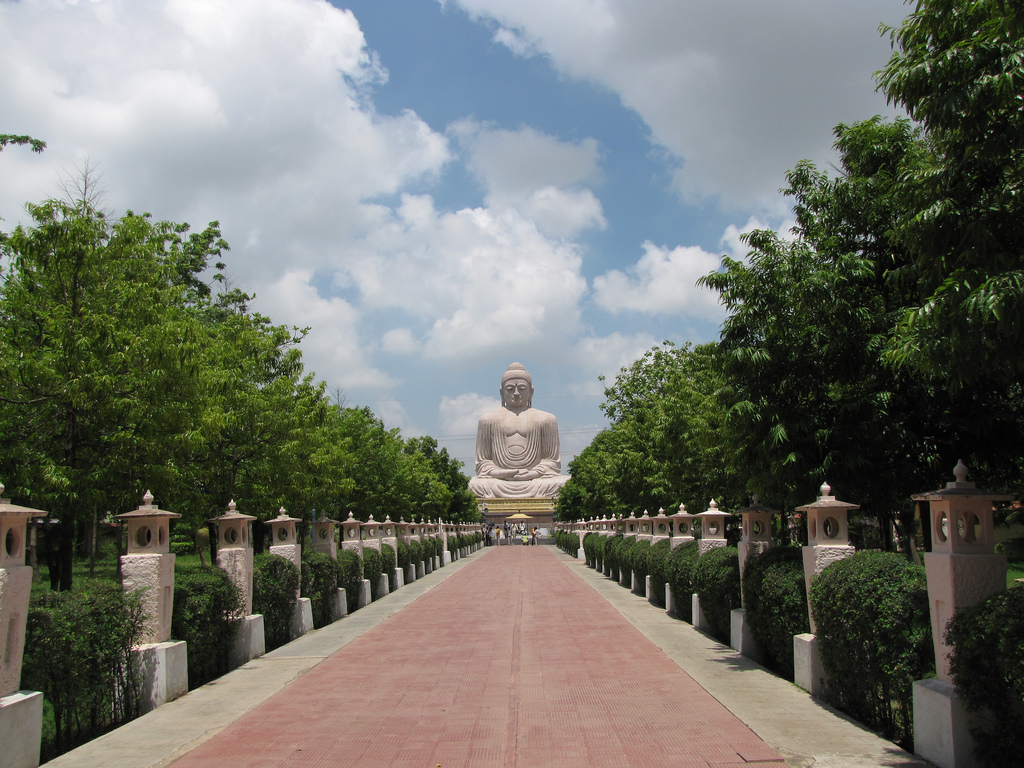 Buda gigante en Bodh Gaya
