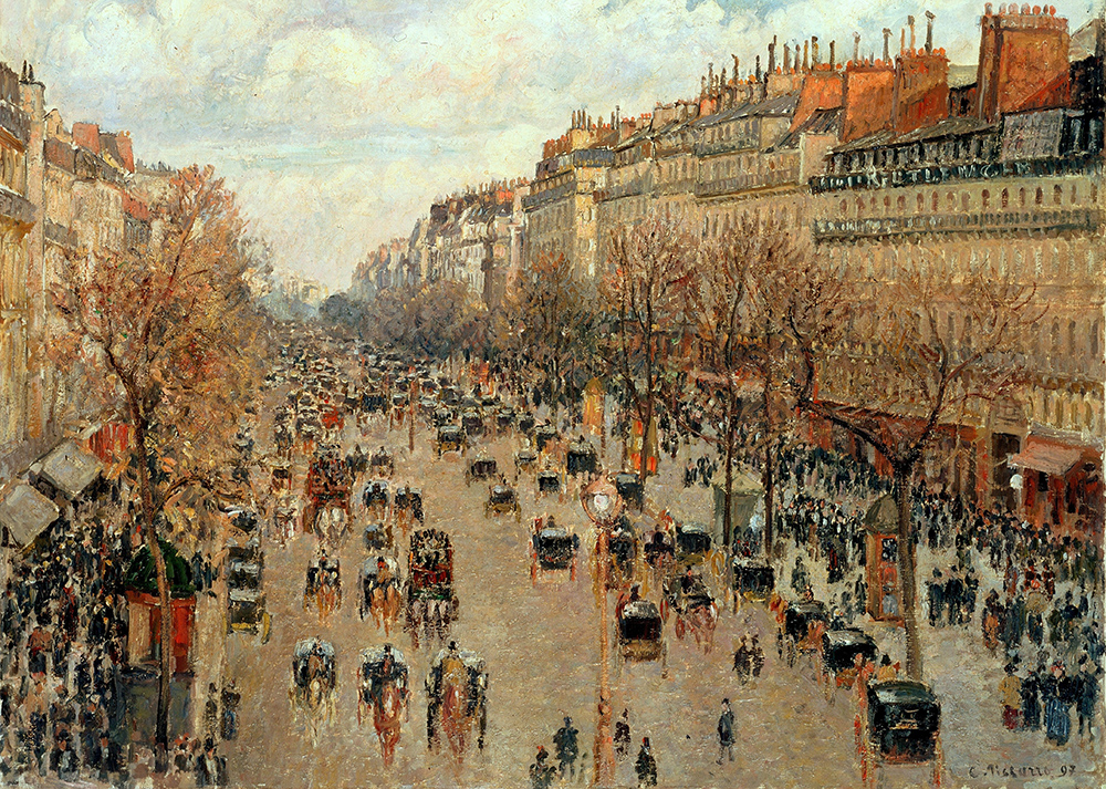 Bulevar de Montmartre de Pissarro