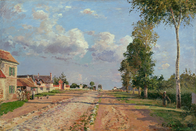 Camino de Versalles de Camille Pisarro