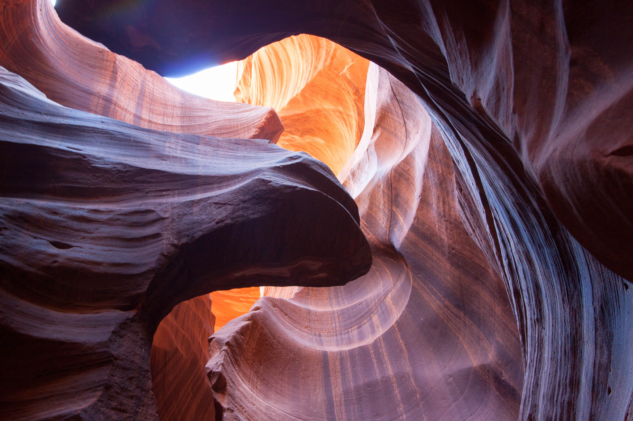 Interior del Cañón del Antílope