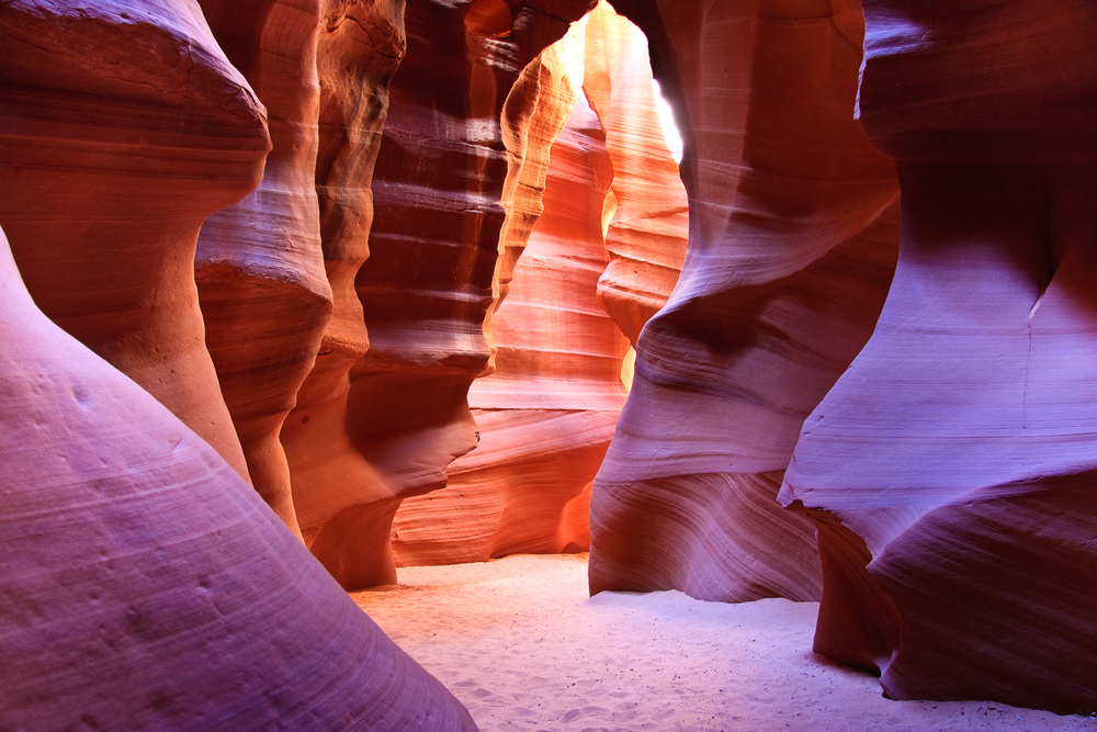 Interior del Antelope Canyon