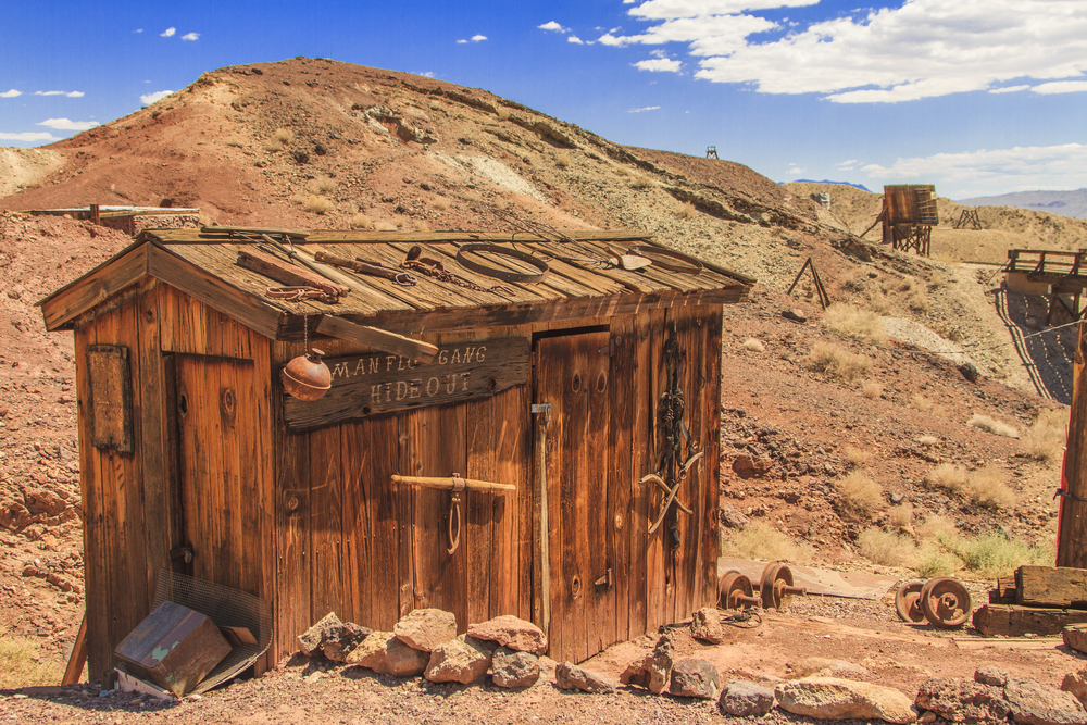 Casa abandonada en Calico