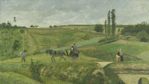Carretera de Ennery de Pissarro