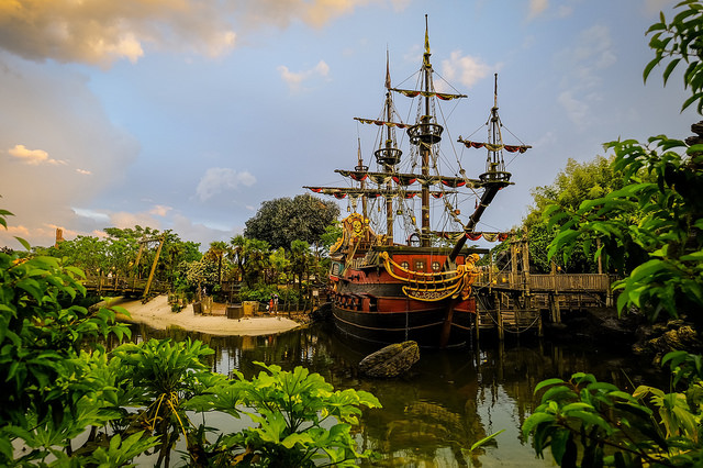 Barco pirata en Disneyland París
