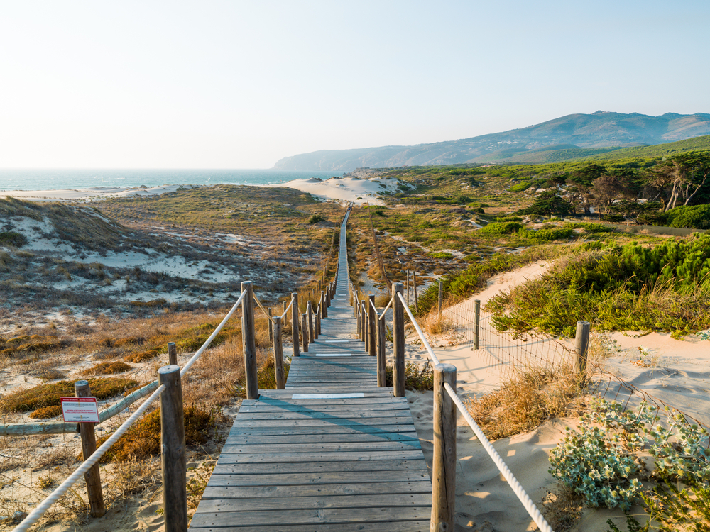 Dunas en la playa de Guincho