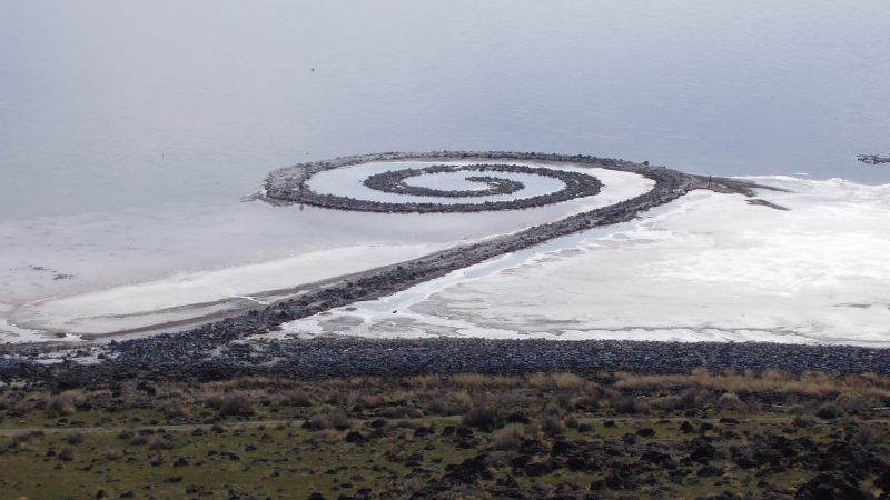 "Espiral Jetty", de Robert Smithson