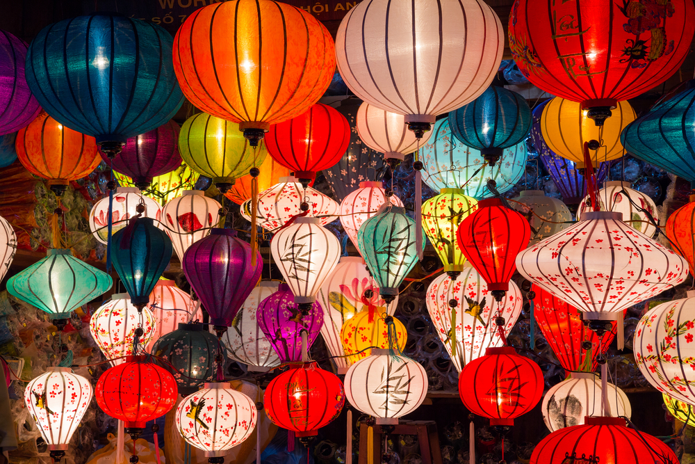 Farolillos en Hoi An