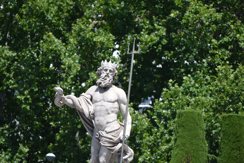 Fuente de Neptuno en Madrid