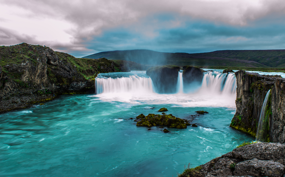 Cascada de Godafoss en Islandia