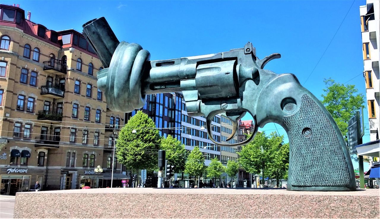 Escultura en las calles de Gotemburgo