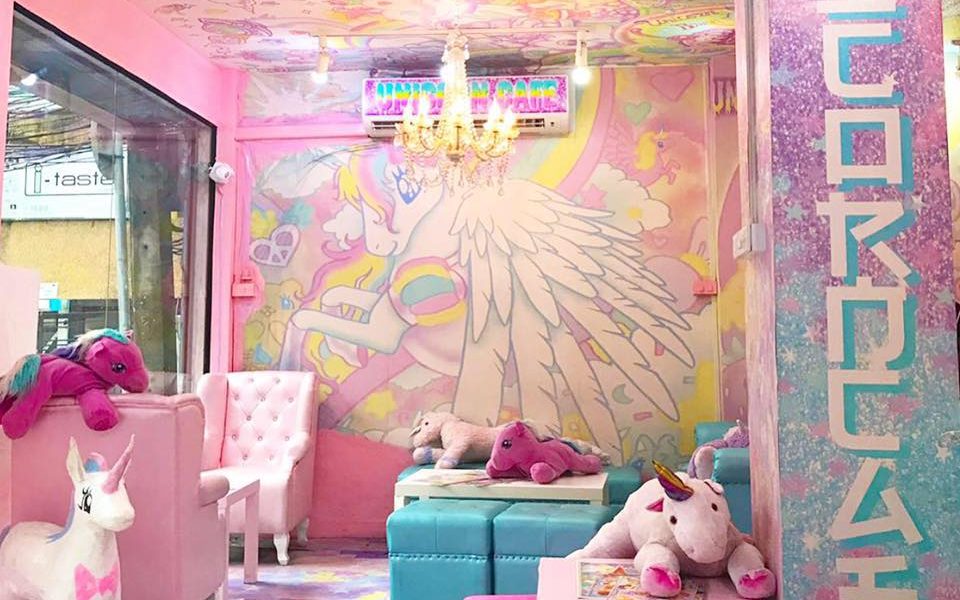 Interior del Unicorn Café