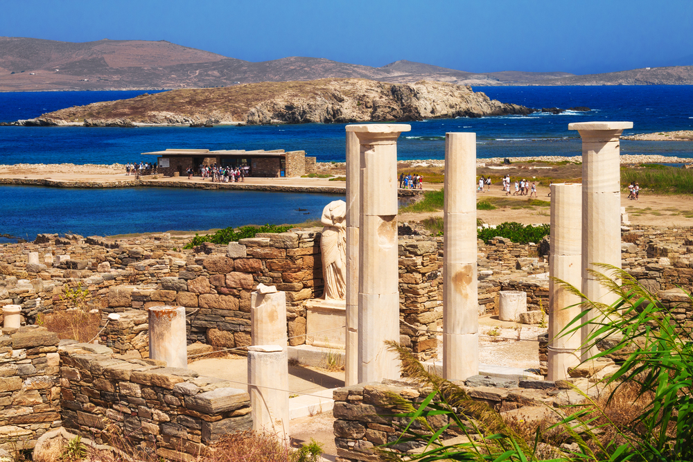 Isla de Delos en Grecia