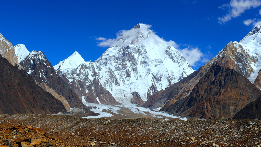 K2, uno de los picos del mundo con más de 8 000 metros