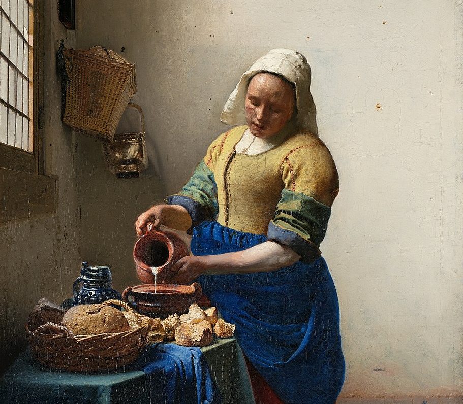 La lechera de Johannes Vermeer
