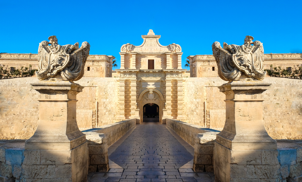 Medina en el archipiélago de Malta