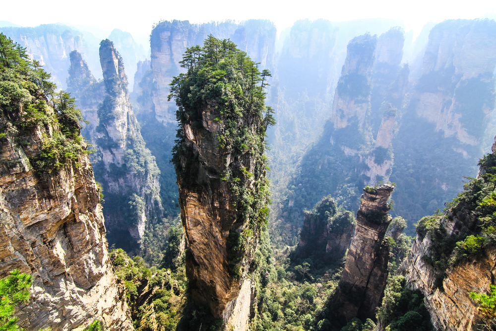 Las montañas de Tianzi en China: escenario de la película ‘Avatar’