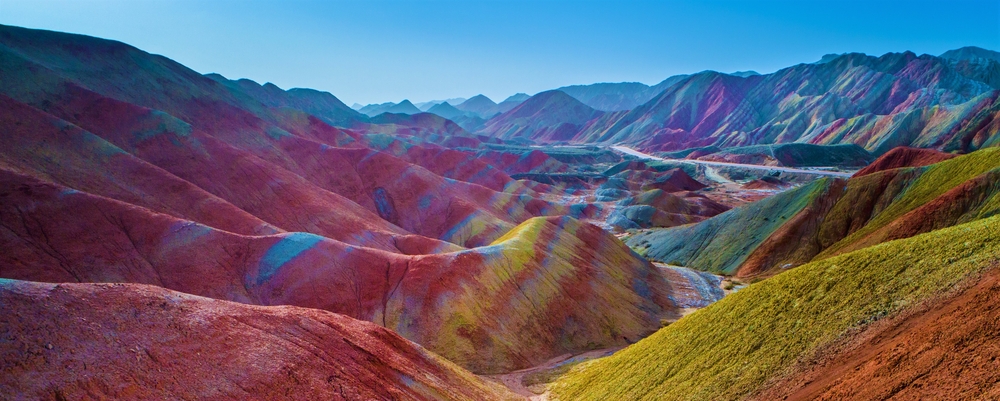 Resultado de imagem para parque geológico nacional zhangye danxia china