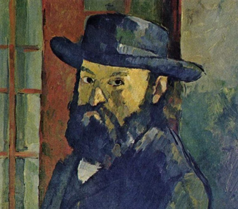 Autorretrato de Paul Cézanne