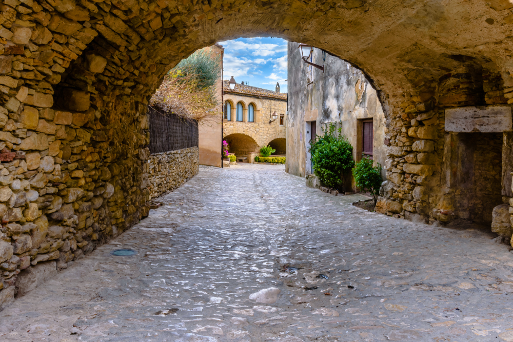 Calle típica de Peratallada