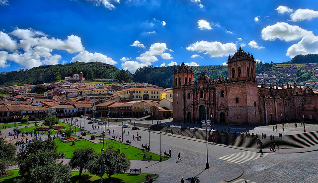 Plaza de Armas en Cuzco, Perú