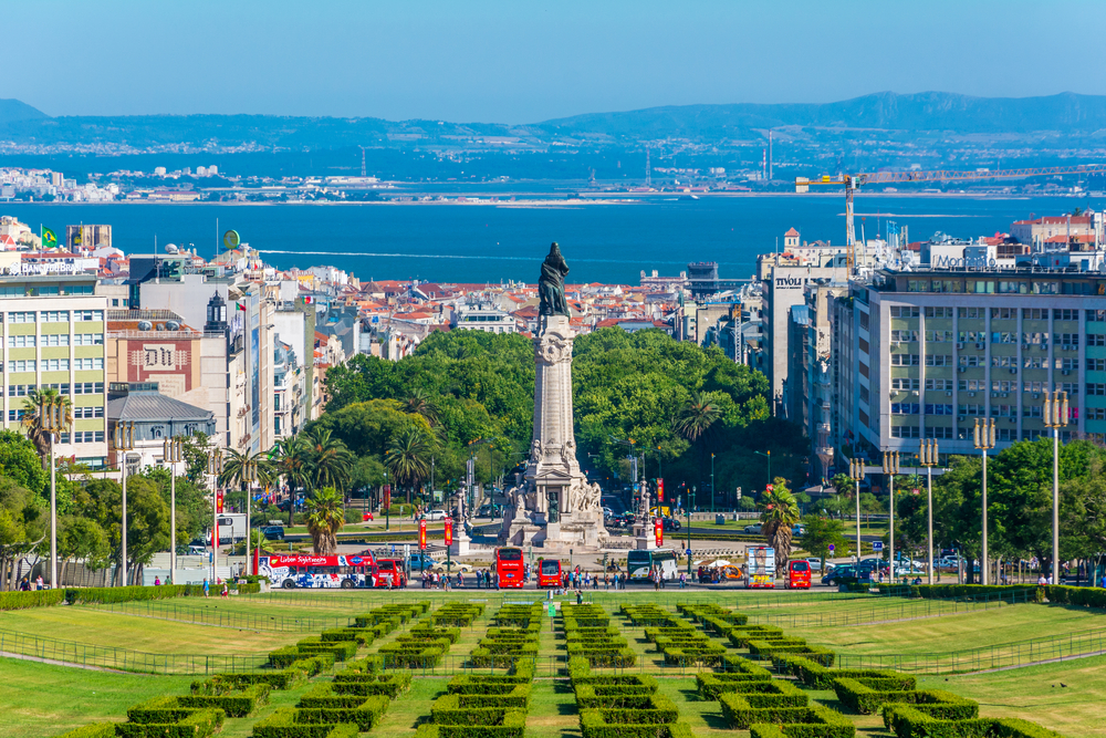 Vista de la Plaza del Marqués de Pombal