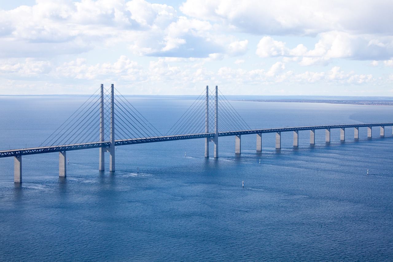 Puente de Öresund en la ciudad de Malmö