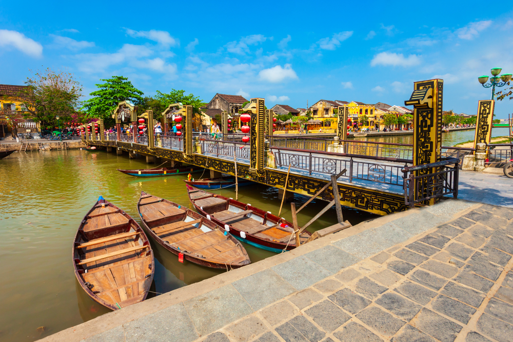 Río Thu Bon en Hoi An