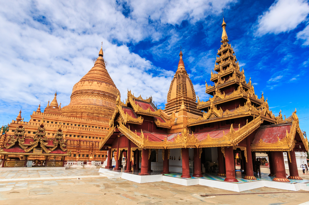 Estupa Shwe Zi Gon en Bagan