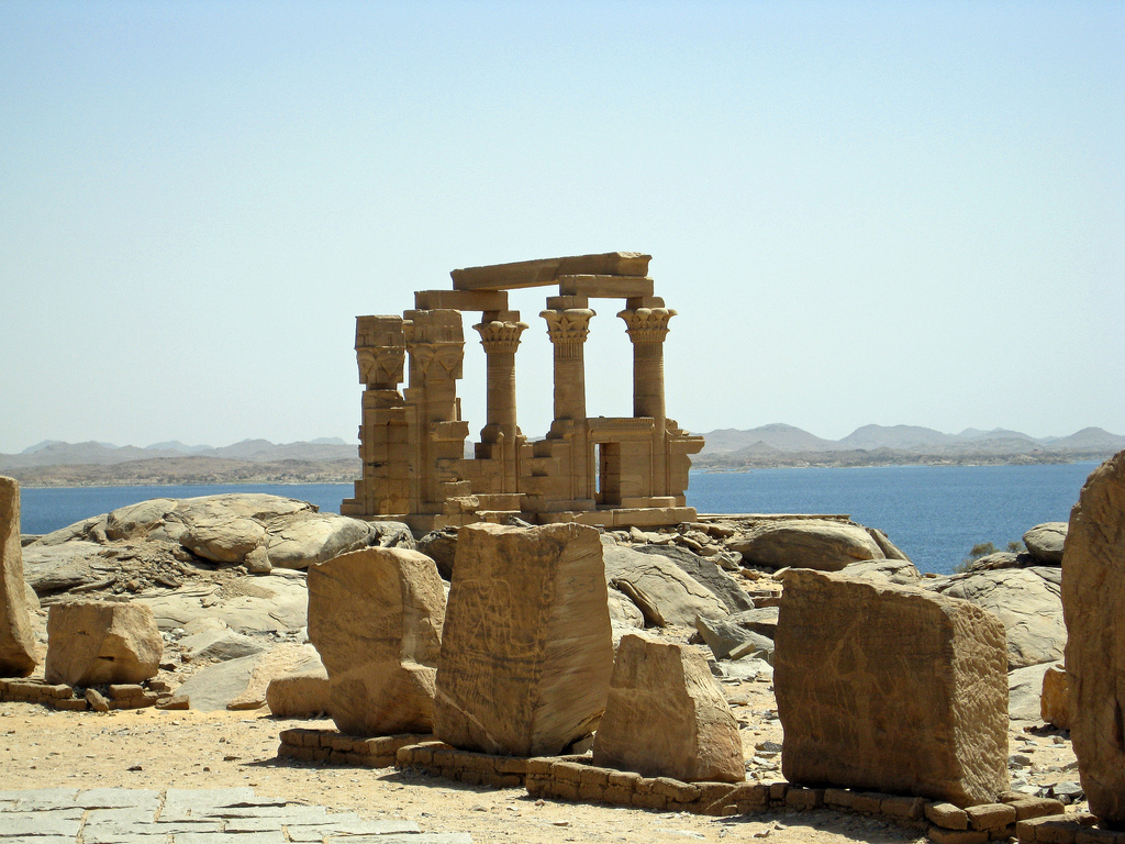 Templo de Kalabsha en la antigua Nubia