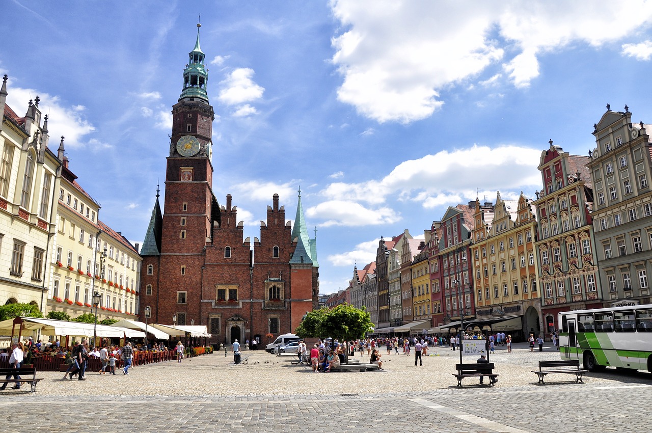Plaza del Mercado de Wroclaw, lugar para una escapada low cost