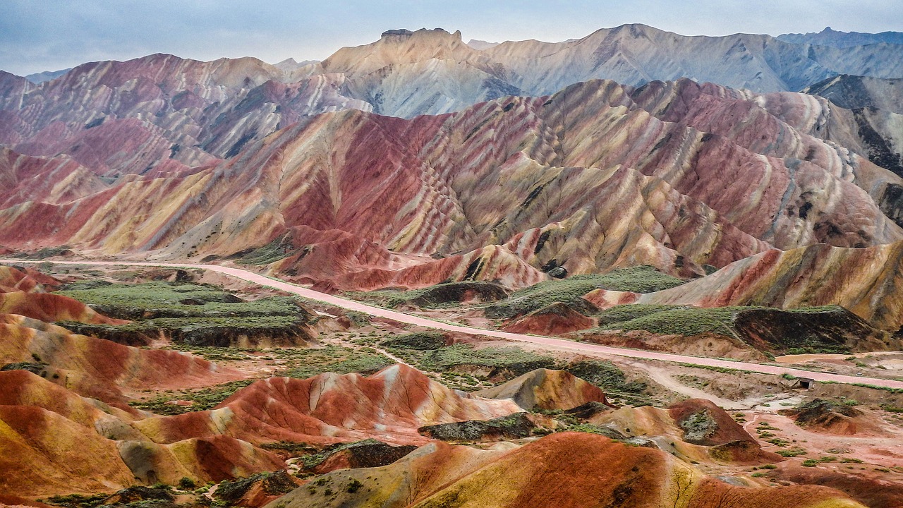 Paisaje del Parque Geológico Zahngye Danxia