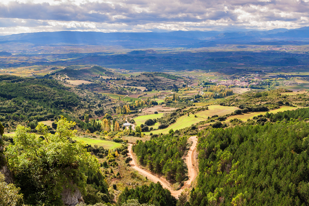 Paisaje de Ábalos en La Rioja