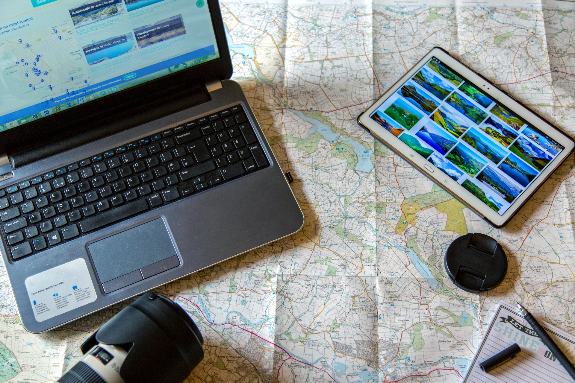 Accesorios para planificar tu viaje