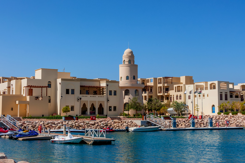 Puerto de Aqaba en Jordania