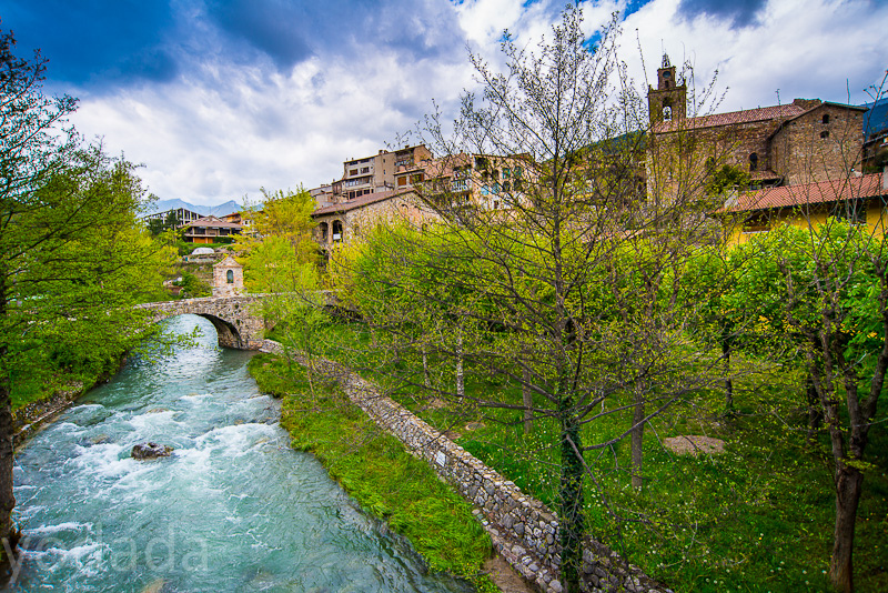 Vista de Bagà en Berguedà