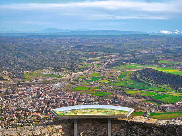 Vista de Berga en Berguedà