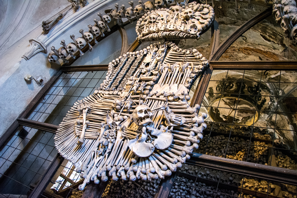 Blasón en el Osario de Sedlec