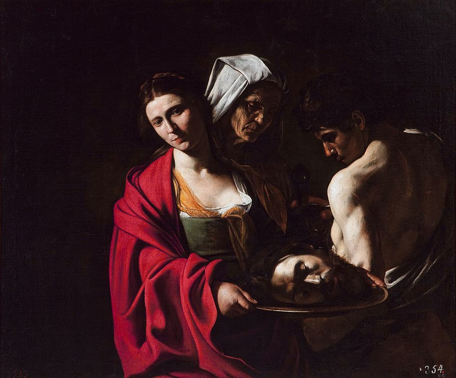 "Salomé con la cabeza de San Juan Bautista" de Carvaggio