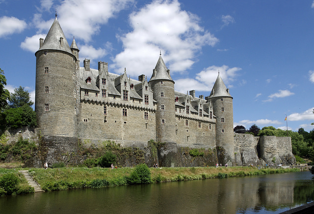 Castillo de Josselin en la Bretaña