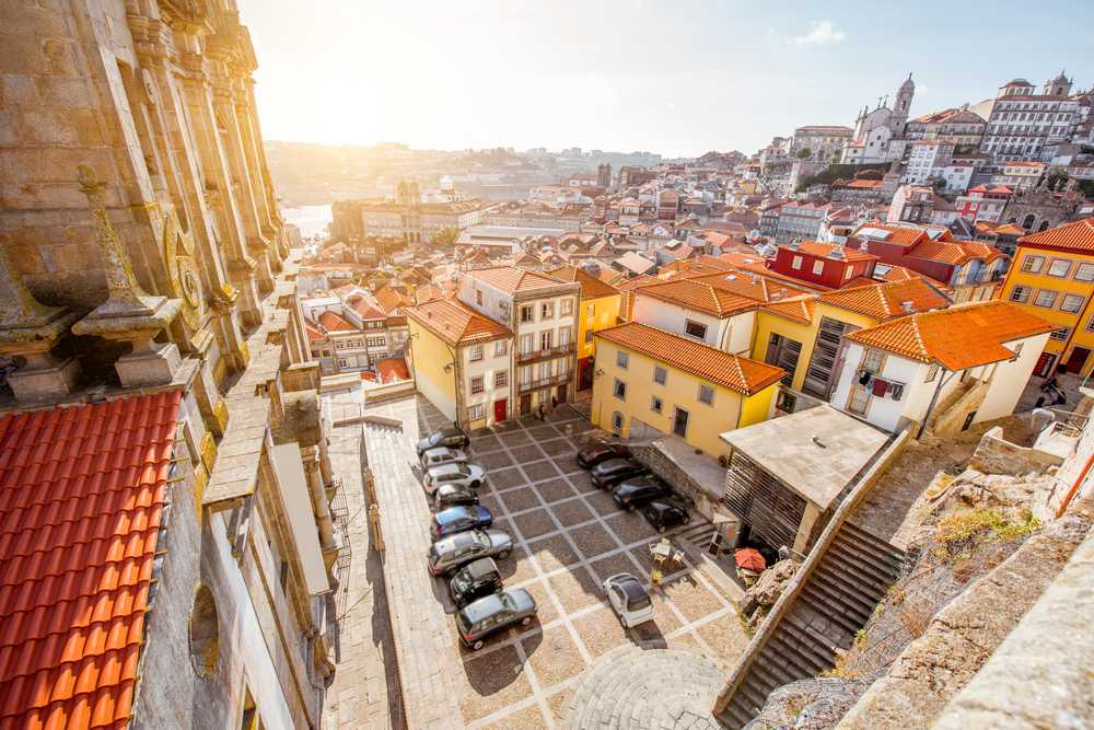 Vista desde la iglesia dos Grilos de Oporto