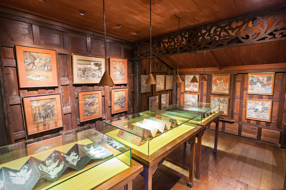 Interior de la casa de Jim Thompson