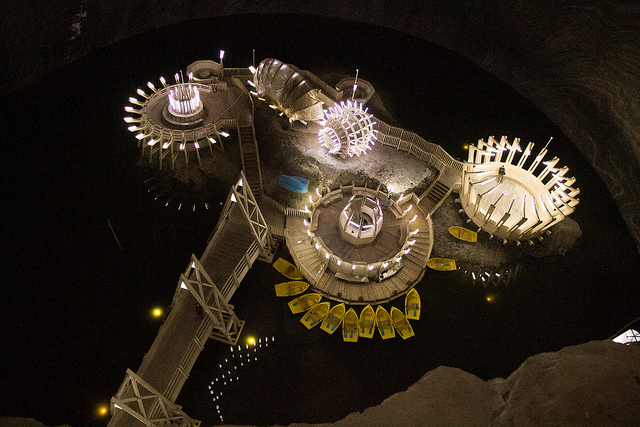 Interior de la salina Turda