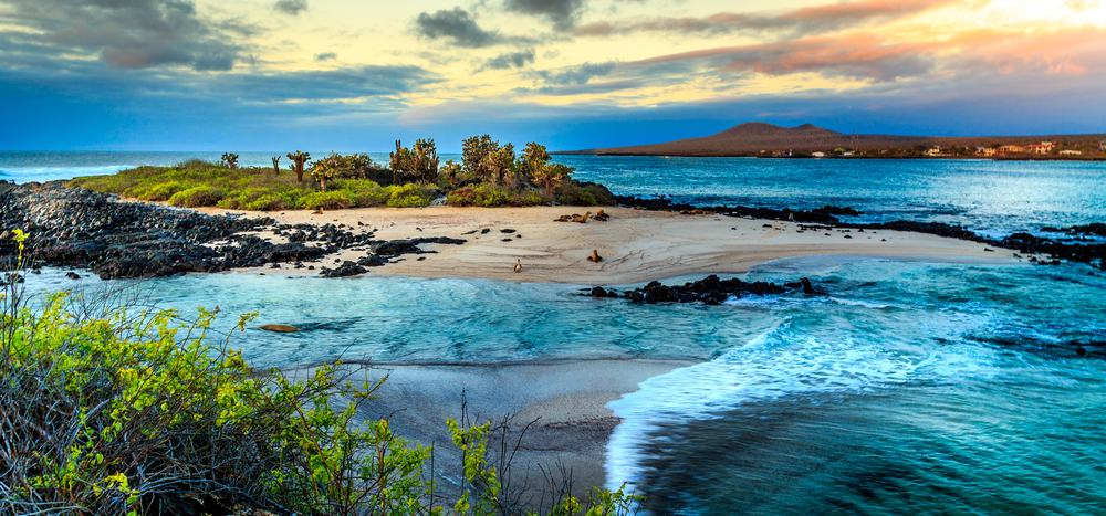 Vista de las islas Galápagos