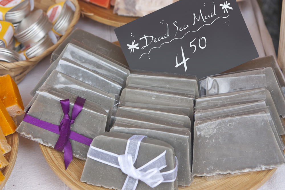 Jabones del Mar Muerto, souvenir que se puede comprar en Israel