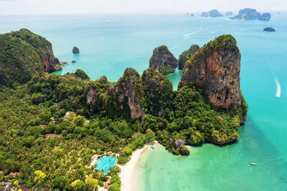 Vista de Krabi en Tailandia