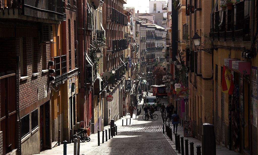 Barrio de Lavapiés en Madrid